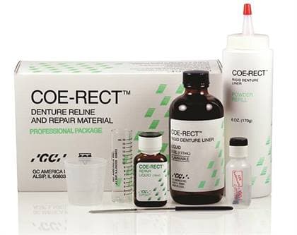 Coe-Rect Self-Curing Rigid Denture Reline & Repair Material, Professional Pack, 6 oz Powder, 6 oz Liquid, 14 mL Repair Liquid, 343001 thumbnail 14