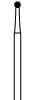 NTI 2-Piece Surgical Carbide Bur, Round #4, FGSG (Friction Grip Surgical Length), 1.4 mm Head, 25 mm Shank, 5/Pkg, H4-FGSG thumbnail 5