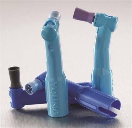 Young Contra Petite Web LF Disposable Prophy Angle, Soft Purple Webbed Cup, Short, Latex-Free, 200/Box, 154620 thumbnail 11