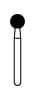 NTI FG Diamond Bur, Coarse, Round, #801-035 (3.5 mm), Friction Grip, 5/Pack, C801-035 thumbnail 4