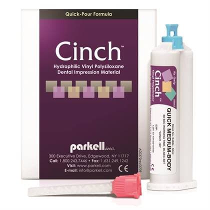 Cinch Automix Putty VPS Impression Material, Heavy Body, Regular Set, 50 mL Cartridges, 4/Pk, S456S thumbnail 7