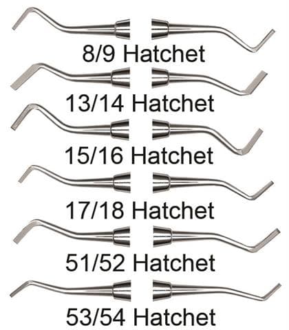 Hu-Friedy 8/9H Double-End Hatchet, 10-7-14, #6 Satin Steel Handle, CP8/9H6 thumbnail 5