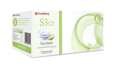 Cranberry S3 C2 Earloop Procedure Face Masks, ASTM Level 3, Lavender, Cucumber Extract, One Size, 50/Box, S3070L thumbnail 9