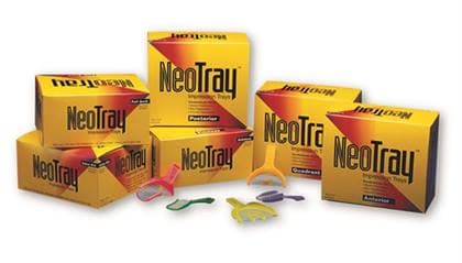 NeoTray Extended Quadrant Triple Bite Impression Trays, Gold Mesh, 35/Pkg, 2207NT thumbnail 14