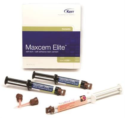Maxcem Elite Universal Resin Cement Intro Kit, 3 x 5 g Dual Syringes (2 Clear, 1 White), 34417 thumbnail 16