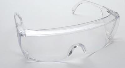 ProVision EyeSavers Safety Eyewear, Clear Frame/Clear Lens, OTG, One Size Fits All, 17S, 1/Pk thumbnail 17