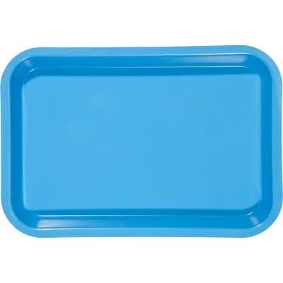 Zirc Mini Flat Set-Up Tray, Neon Blue, 9-3/8" x 6-3/8" x 7/8", F-Size, 20Z101N thumbnail 8