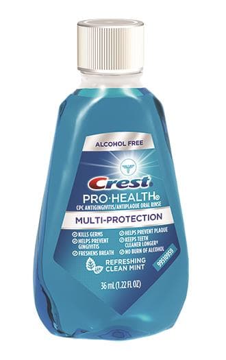 Crest Pro-Health Multi-Protection Mouthwash, Clean Mint, Alcohol Free, 1 L Bottle, 6/Case, 80325110 thumbnail 6