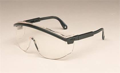 Uvex Astrospec 3000 Protective Eyewear, Clear Lens, Black Frame, 355537 thumbnail 7