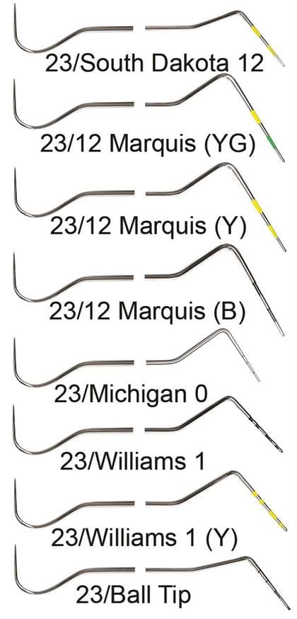 American Eagle Explorer/Probe #23/1, Double-Ended, Black, Stainless Steel, AEEP23/1B, 1/Pk thumbnail 6