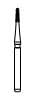 NTI Trimming & Finishing Carbide Bur, 30-Flute, FG, Bullet, Ultrafine, White, #7801-UF (OA-2), 0.9 mm, 5/Pkg, H247-009UF thumbnail 5