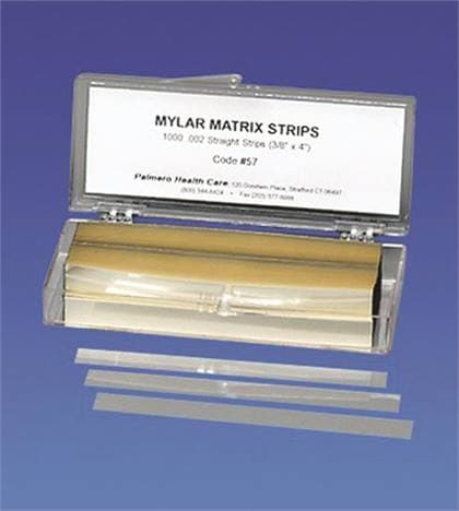 Palmero Mylar Matrix Strips, Straight, Not Contoured, 3/8" x 4", 1000/Box, 54-00018 thumbnail 7