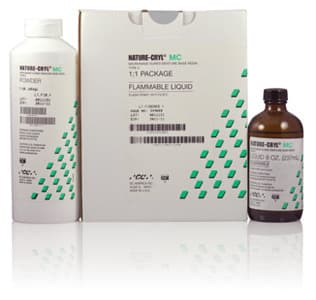 Nature-Cryl MC Microwave Cured Denture Resin, 1:1 Package, Clear, 1 lb Powder & 8 oz Liquid thumbnail 2