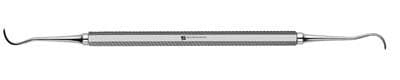 Sickle Scaler #H6/H7, Double End, Standard Octagonal Handle, Stainless Steel, 11-067 thumbnail 3