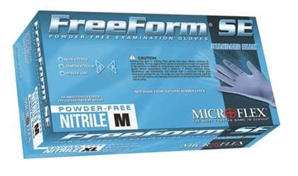 FreeForm SE Supersoft Nitrile Exam Gloves, Powder-Free, Latex-Free, Non-Sterile, Blue, Large, 100/Box, FFS-700-L thumbnail 10