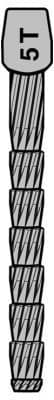 ParaPost Stainless Steel Endodontic Posts, Size 5, .050" (1.25 mm), Red, 25/Pkg, P445B thumbnail 8
