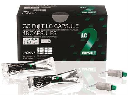 GC Fuji II LC Light-Cured Resin-Reinforced Glass Ionomer Restorative Capsules, Shade C2, 0.10 mL, 48/Box, 425009 thumbnail 12
