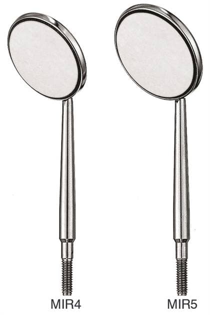 Hu-Friedy #5 Front Surface Cone Socket Mouth Mirror, Single-Sided, Rhodium-Coated, 12/Pk, MIR5/12 thumbnail 12