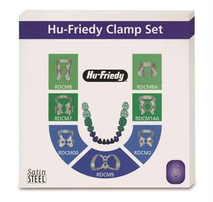Hu-Friedy Satin Steel Rubber Dam Clamp #25 Wingless, Upper Left/Lower Right Molars, RDCM25 thumbnail 5