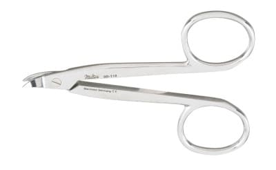 Miltex Pedo Crown-Festooning Scissors, Curved, 3-1/2", Stainless Steel, 1/Pk, 9D-118 thumbnail 6