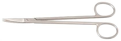 Nordent Kelly Curved Surgical Scissors, Long Handle, 6 1/4" (160 mm), Stainless Steel, #318 thumbnail 3