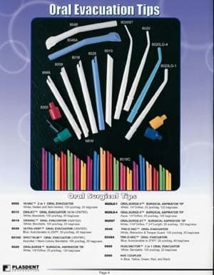 Spectrum Vented Oral Evacuator Tips, Plastic, Bendable, Assorted Neon Colors, 100/Pk, 8018C thumbnail 8