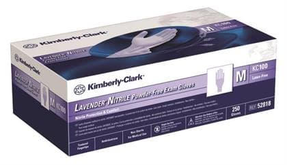 Halyard KC100 Lavender Nitrile Exam Gloves, Powder-Free, Latex-Free, Medium, 250/Box, 52818 thumbnail 9