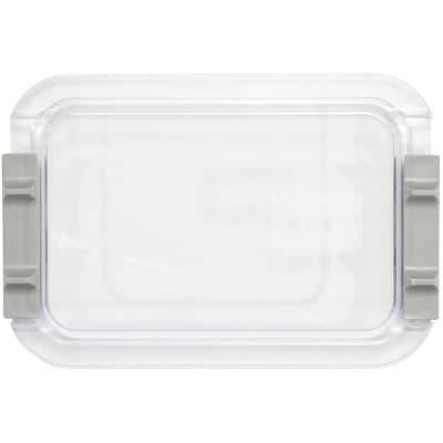 Zirc Safe-Lok Mini Tray Cover, F-Size, Clear, 9-7/8" x 6-5/8" x 1", 1/Pk, 20Z103 thumbnail 9