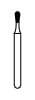NTI Diamond Bur, FG, Pear, #C830-012, 1.2 mm, Coarse, Green, 5/Pk, C830-012 thumbnail 7