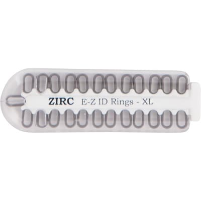 Zirc E-Z ID Instrument Rings, X-Large, Gray, 25/Pk, 70Z000I thumbnail 2