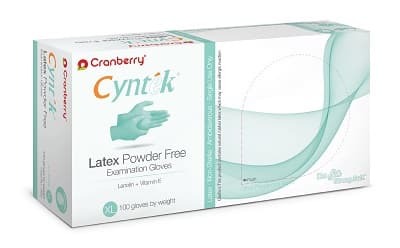 Cranberry Cyntek Powder-Free Latex Exam Gloves, Large, Wintergreen, 100/Box, CR7838 thumbnail 13