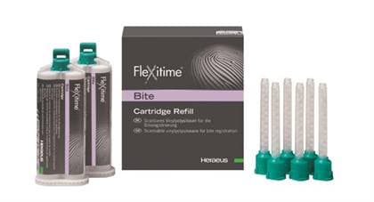 Flexitime Bite Registration Vinylpolysiloxane Fast Set Cartridge Refill, 50 mL, 2/Pk, 50066038 thumbnail 7