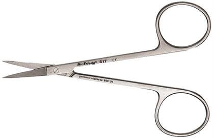 Hu-Friedy Iris Scissors, Standard Series, Straight/Delicate, #17, 4-1/2" (11.5 cm), Stainless Steel, 1/Pk, S17 thumbnail 11