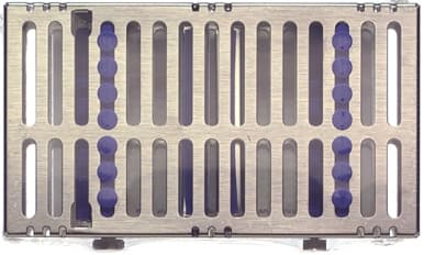 Hu-Friedy IMS Signature Series Double-Decker Cassette, 14-Instrument, Two-Tier, Blue, 4.5" x 8" x 1.5", IM9148, 1/Pk thumbnail 8