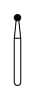 NTI Diamond Bur, FG, Round, #801-016, Fine Grit, Red, 1.6 mm, 5/Pk, F801-016 thumbnail 8