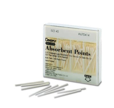 Dentsply Maillefer Absorbent Paper Points, Long Size A, .02 Taper, Hand-Rolled, Non-Sterile, 200/Box, 670158 thumbnail 7