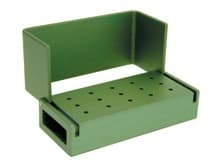 Kerr AXIS Aluminum Bur Block, 15 FG Holes, Green, Swivel Top, Autoclavable, AB300-1T thumbnail 6