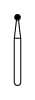 NTI Diamond Bur, FG, Round, #801-014, 1.4 mm, Coarse, Green, 5/Pk, C801-014 thumbnail 12