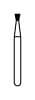 NTI Diamond Bur, FG, Coarse, Inverted Cone, #805-012, 1.2 mm, 5/Pkg, C805-012 thumbnail 7