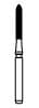 NTI Trimming & Finishing Carbide Bur, 12-Flute, FG, Parallel Bevel, Red, #H283-012, 1.2 mm Head Diameter, 5/Pkg thumbnail 6