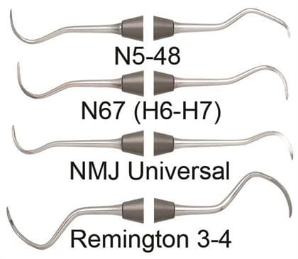 Relyant Scaler, Double End, Anterior Sickle N5 / Contra Angle Hoe #48, Relyant #6 Handle, Stainless Steel, VSCN5-48 thumbnail 6