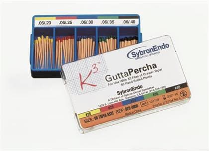 K3/K3XF Gutta Percha Points, 0.06 Taper, #45, White, 25 mm, 50/Pk, 825-0645 thumbnail 7