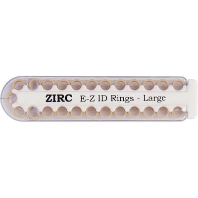 Zirc E-Z ID Instrument Rings, Large, Beige, 1/4", 25/Pack, 70Z200-G thumbnail 4
