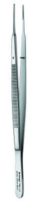 Hu-Friedy Gerald Tissue Pliers, 7 in, Straight, Serrated Tip, 18 mm, 265853 thumbnail 4