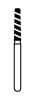NTI Diamond Bur, FG, Taper Modified Shoulder, #847KR-016, Super Coarse, Black, 5/Pk, SC847KR-016 thumbnail 7