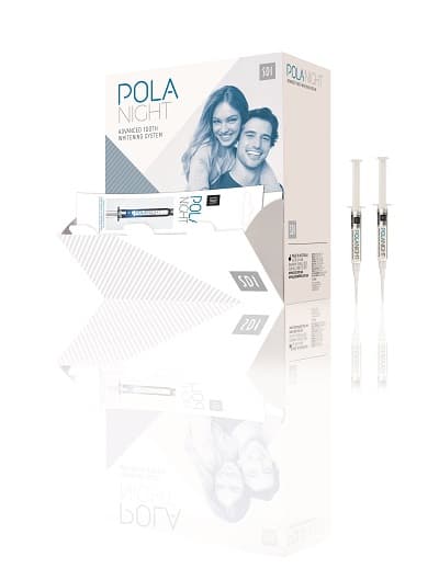 Pola Night Take-Home Tooth Whitening System, 22% Carbamide Peroxide, Spearmint, 3 g Syringe Dispenser Pack, 50/Pk, 7700080 thumbnail 7