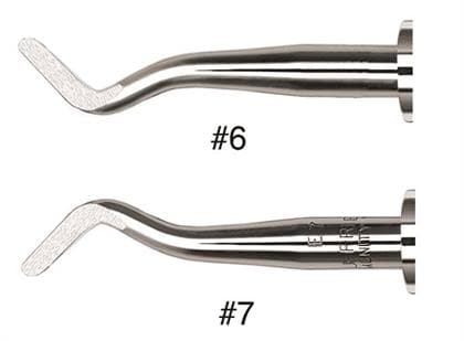 Hu-Friedy #6X Potts Elevator, Short T-Bar Handle, Single End, Stainless Steel, E6X, 1/Pk thumbnail 6