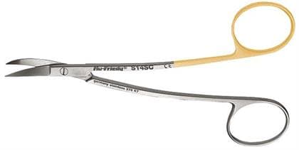 Hu-Friedy #14 LaGrange Double-Curved Super-Cut Scissors, 4.5" (11.5 cm), Serrated, Stainless Steel, S14SC thumbnail 6