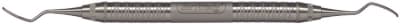 Hu-Friedy #1 Buccal-Lingual Quétin Furcation Curette, Double-Ended, 0.9 mm Blade, #6 Satin Steel Handle, SQBL16 thumbnail 5