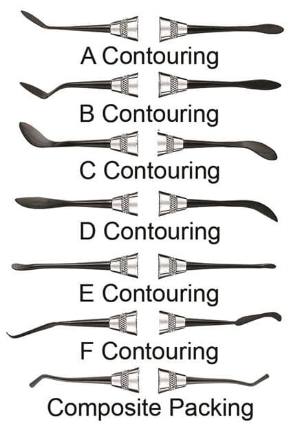 Hu-Friedy #4 Goldfogel Composite Contouring Instrument, Double-End, XTS Smooth Satin Steel Handle, 4.7mm/4.3mm, 1/Pk thumbnail 5